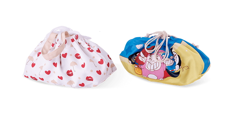 Drawstring lunch bag